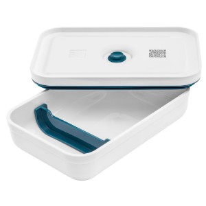 Вакуумно запечатващ контейнер за храна, пластмасов, 1L, "FRESH & SAVE" La Mer, бял - Zwilling