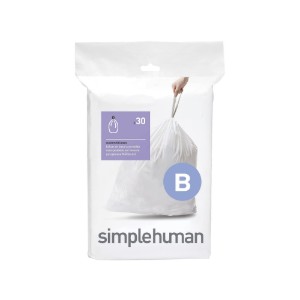 Торби за боклук, код B, 6 L / 30 бр., пластмасови - simplehuman
