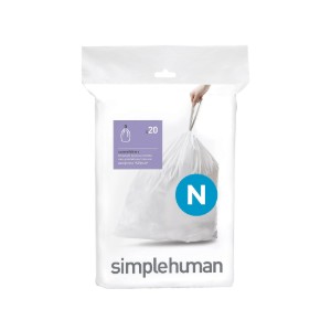 Торби за боклук, код N, 45-50 L / 20 бр., пластмасови - simplehuman
