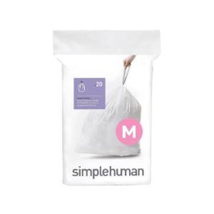 Торби за боклук, код М, 45 L / 20 бр., пластмасови - simplehuman