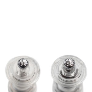 Комплект от 2 мелнички за сол и черен пипер, 10 см, акрил, "Bistro Z" - Peugeot