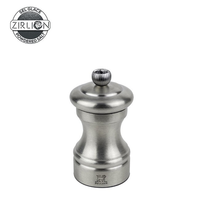 Мелничка за сол, 10 см, неръждаема стомана, "Bistro Chef Z", Stainless Steel - Peugeot