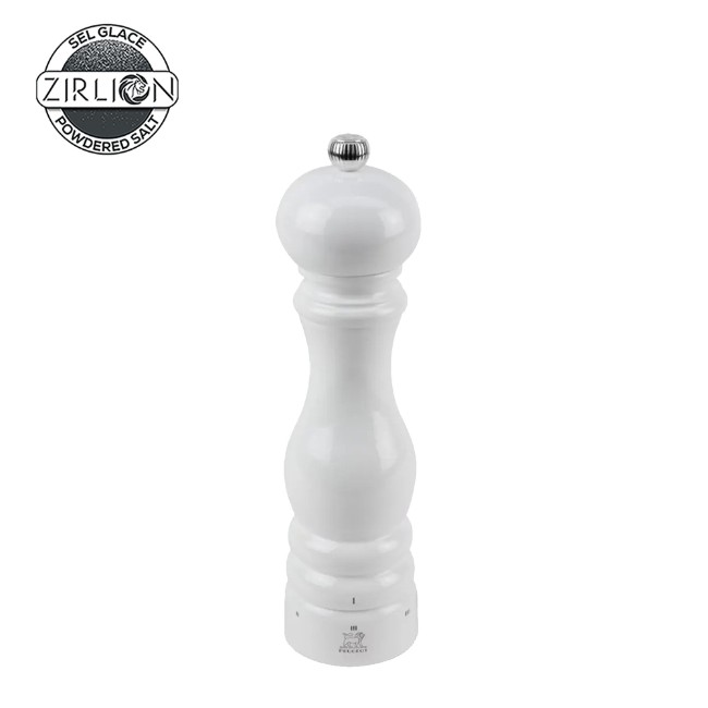 Мелничка за сол, 22 см, "Paris u'Select Z", White Lacquered - Peugeot
