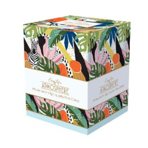 "Tropical Vibes" 350 мл порцеланова чаша с капак и инфузор - Easy Life
