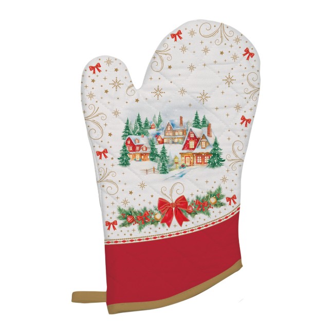 Комплект кухненски ръкавици и 2 стойки за готвене, "Christmas Heritage" - Easy Life