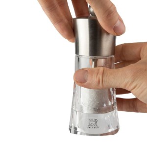 Мелница за сол, 14 см, "Ouessant Z", Stainless Steel - Peugeot