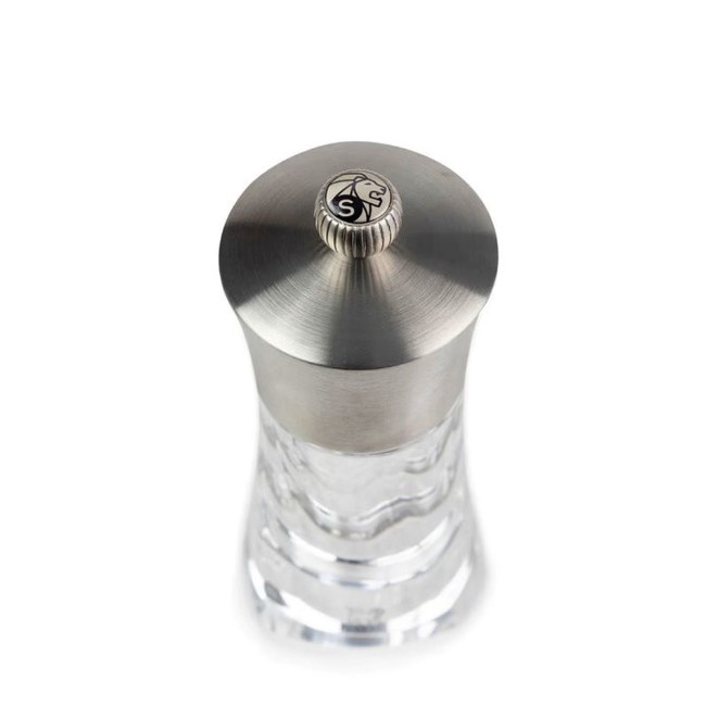 Мелница за сол, 14 см, "Ouessant Z", Stainless Steel - Peugeot