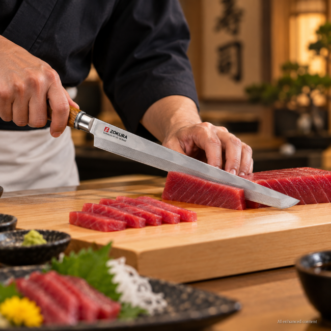 Нож Tako Sashimi, 27 см - Zokura
