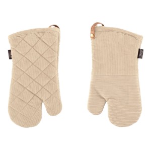 Комплект от 2 кухненски ръкавици, "Velmar", Beige - Tiseco