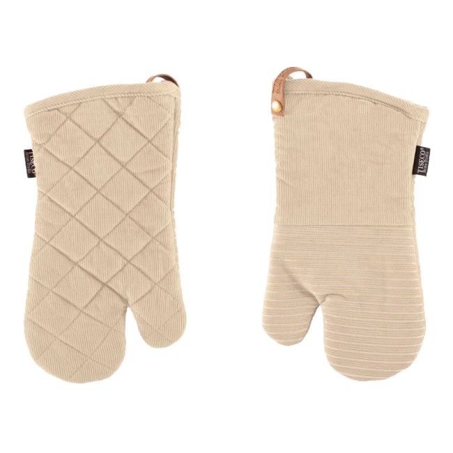 Комплект от 2 кухненски ръкавици, "Velmar", Beige - Tiseco