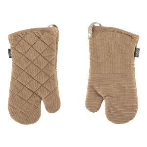 Комплект от 2 кухненски ръкавици, "Velmar", Taupe - Tiseco