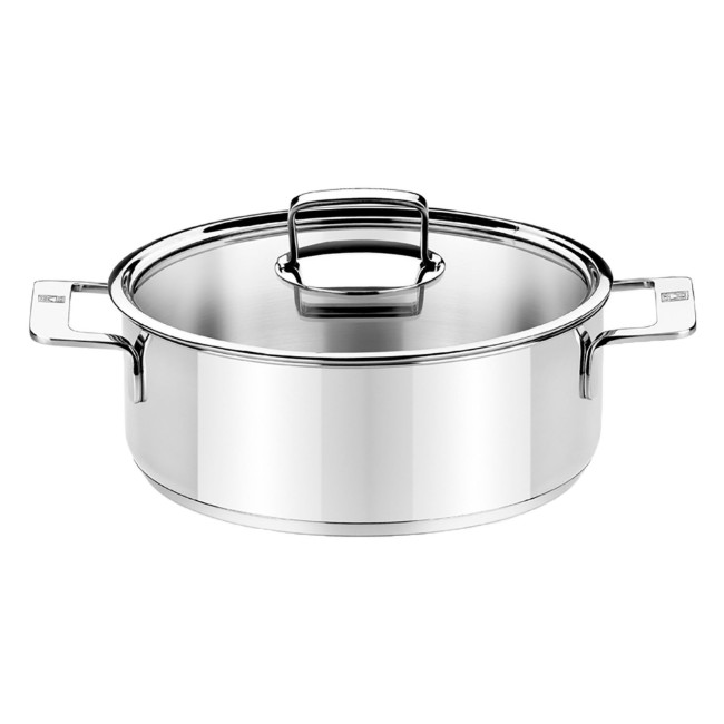 Тенджера с капак, неръждаема стомана, 26 см / 4.5 L, "Signature" - BRA
