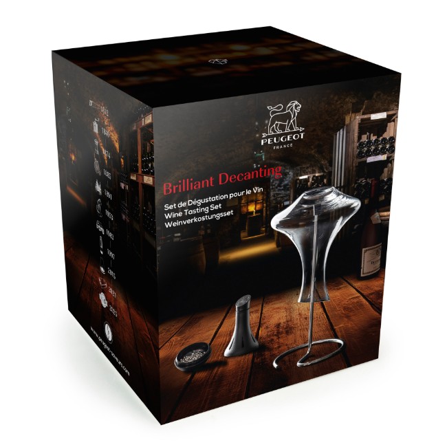 Комплект декантер с почистващи топки, 3 части, "Brilliant Decanter" - Peugeot