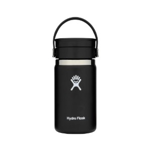 Термоизолационна бутилка от неръждаема стомана, 355 мл, "Wide Sip", Black - Hydro Flask