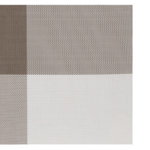 Комплект от 4 постелки за маса, 45 × 30 см, Кафяв
