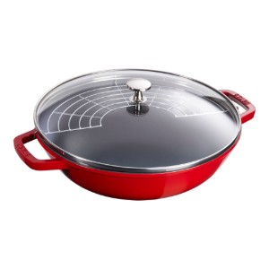 Wок тиган, чугун, 30 см, Cherry - Staub